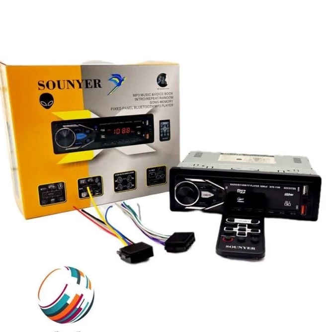 ضبط و پخش خودرو سونیر بلوتوث‌دارUSB شارژر موبایلAUX کیفیت صدای عالی