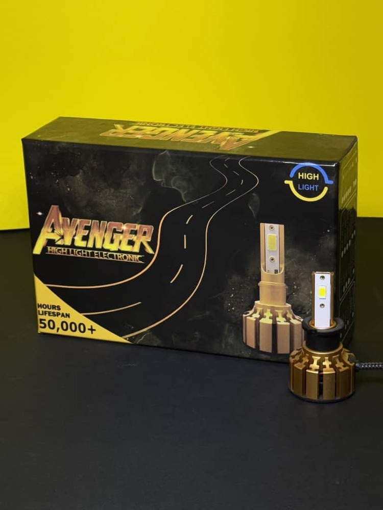 هدلایت H1 مدل AVENGER CSP سفید شرکتی اصلی نور قوی و کم‌مصرف